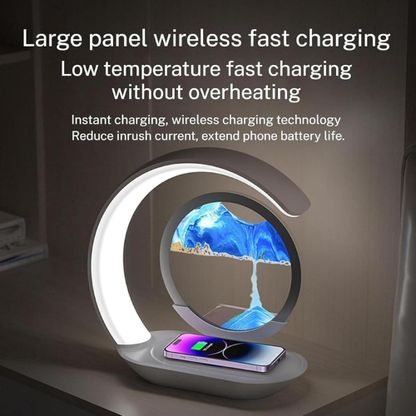 Lámpara Antiestrés con Cargador Inalámbrico