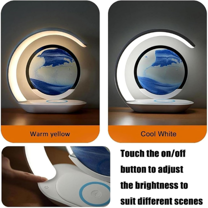 Lámpara Antiestrés con Cargador Inalámbrico